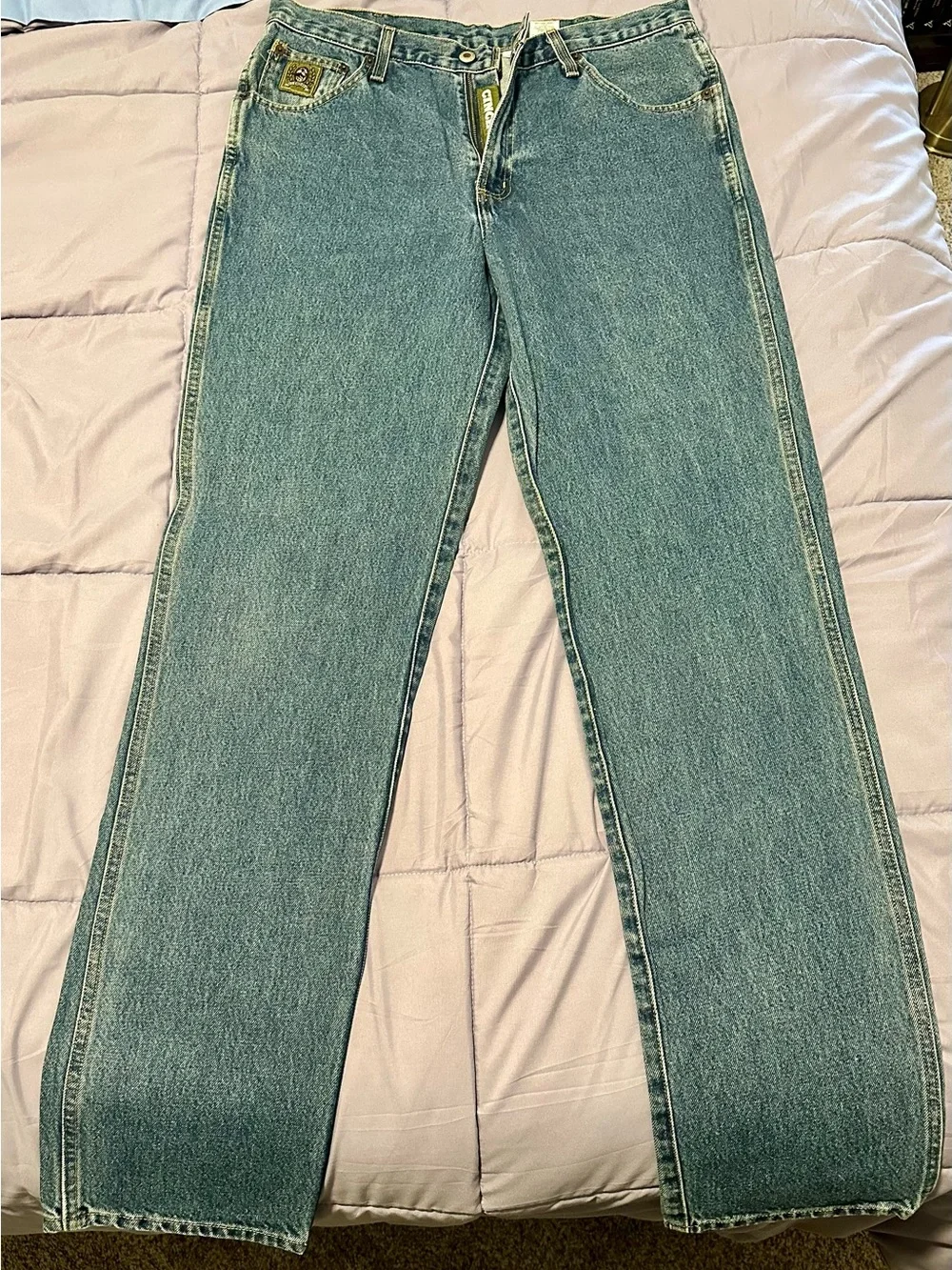 Cinch Light Blue Straight Leg Jeans